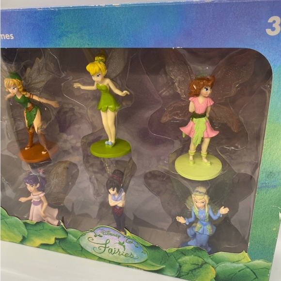 Disney Fairies Figurine Set Tinker Bell and Pixie Hollow Fairy Friends Rare - Picture 6 of 11